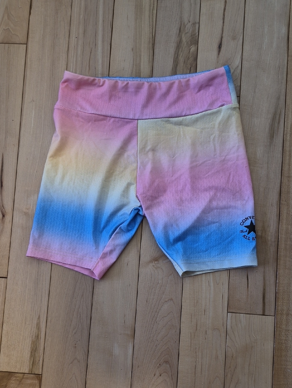 Girls Size 12/13 Converse Ombre Shorts in Pink, Yellow, Blue